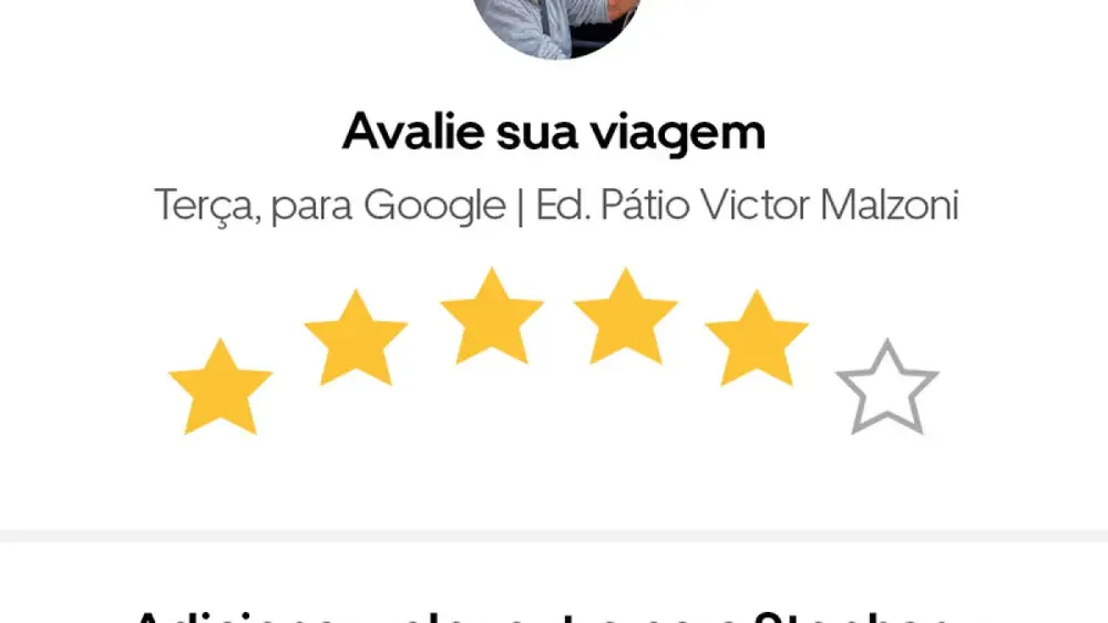 Uber lança avaliação de 6 estrelas exclusiva no Brasil